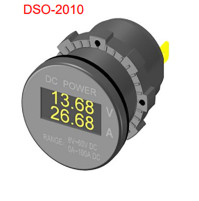 Voltmeter & Ammeter Socket - Oled - 8-60V - DSO-2010- ASM